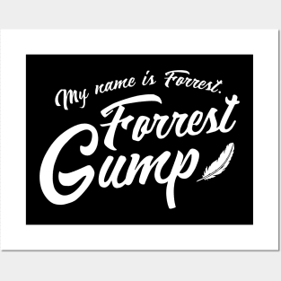 Forrest Gump My Name is Forrest Script Posters and Art
